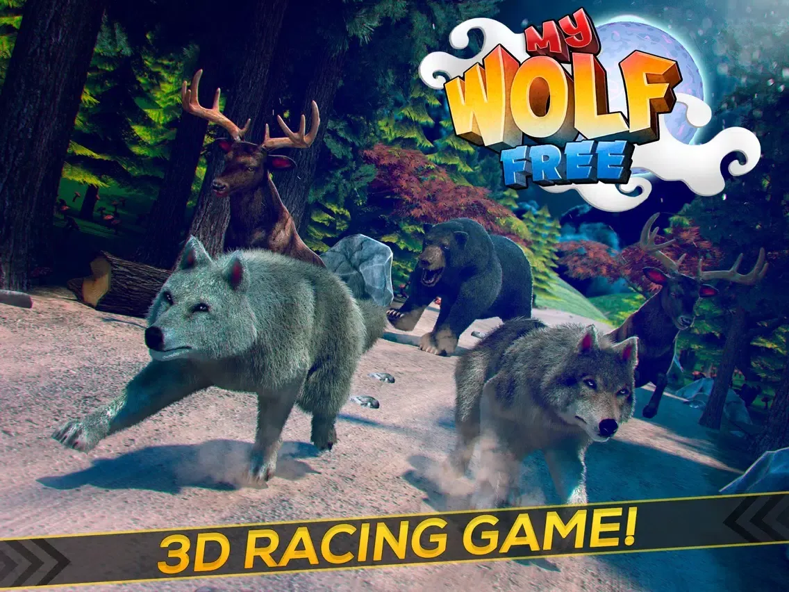 Capturas de pantalla de My Free Wolf Game Simulator For Kids iPad 