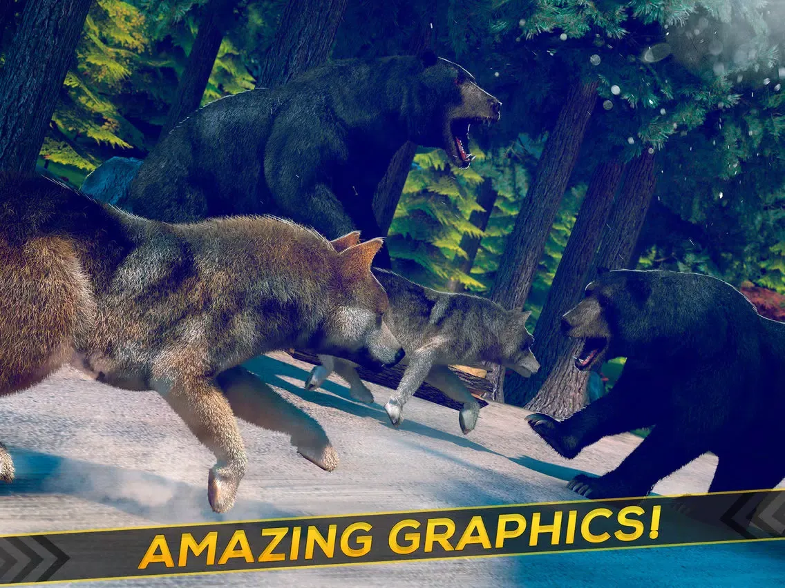 Capturas de pantalla de My Free Wolf Game Simulator For Kids iPad 