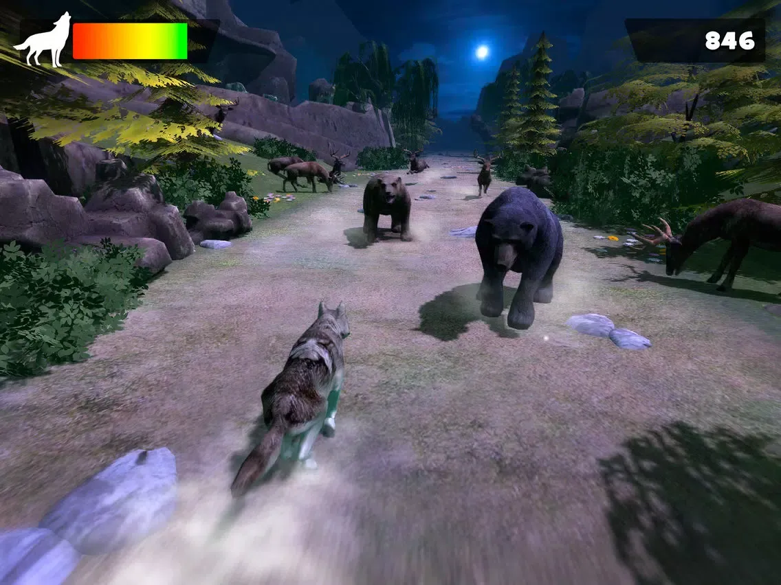 Capturas de pantalla de My Free Wolf Game Simulator For Kids iPad 