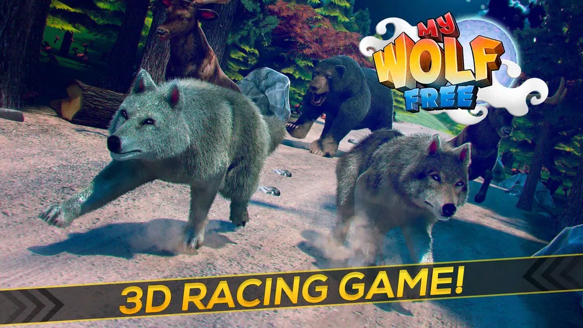 Capturas de pantalla de My Free Wolf Game Simulator For Kids