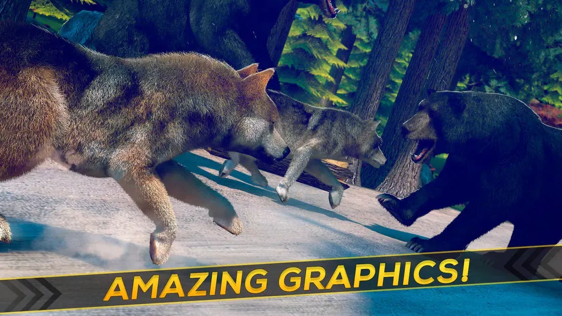 Capturas de pantalla de My Free Wolf Game Simulator For Kids