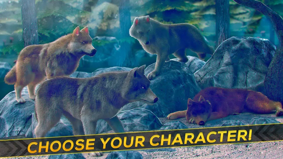 Capturas de pantalla de My Free Wolf Game Simulator For Kids