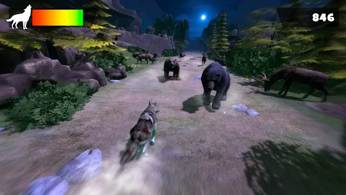 Capturas de pantalla de My Free Wolf Game Simulator For Kids