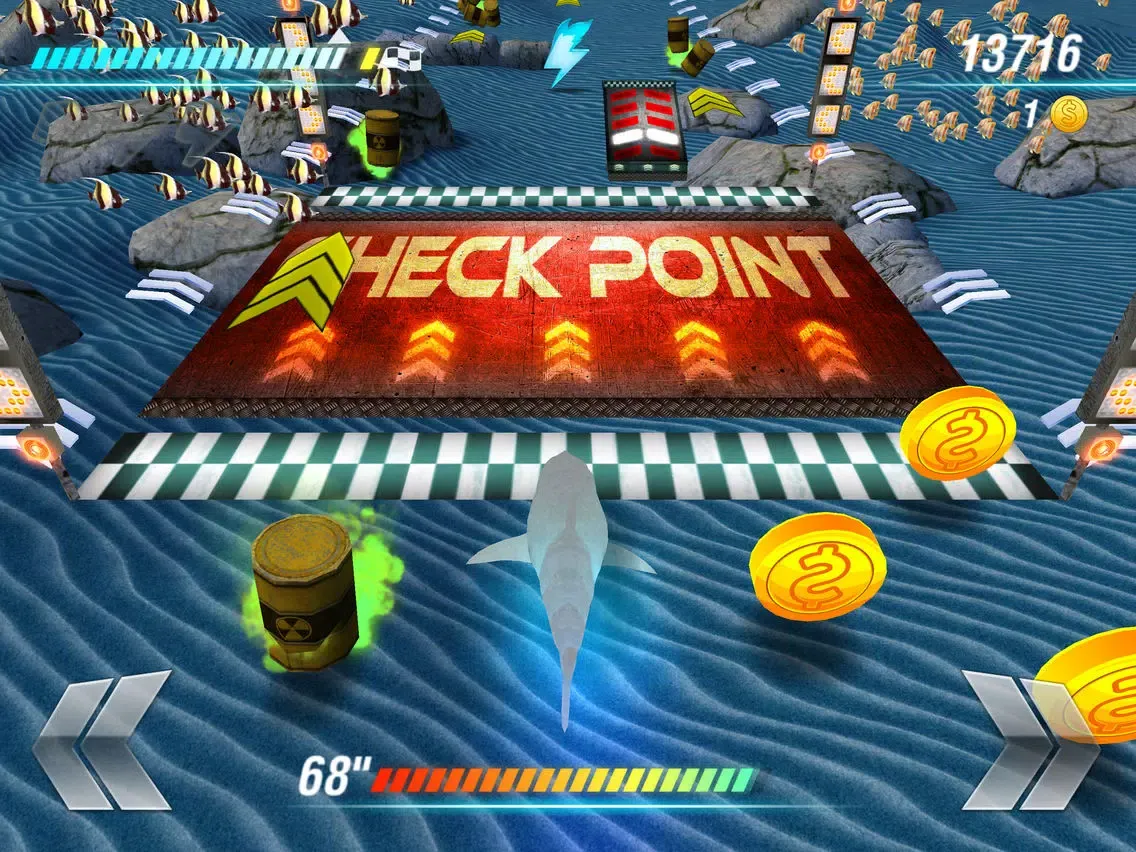 Sea of Sharks - Survival World iPad  스크린샷