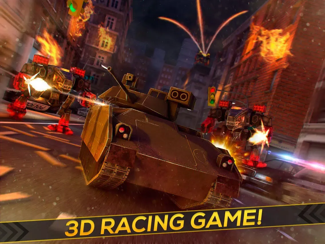 Tangkapan layar Tanks vs Steel Robots: Final Battle iPad 