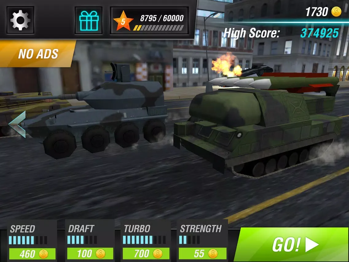 Tangkapan layar Tanks vs Steel Robots: Final Battle iPad 