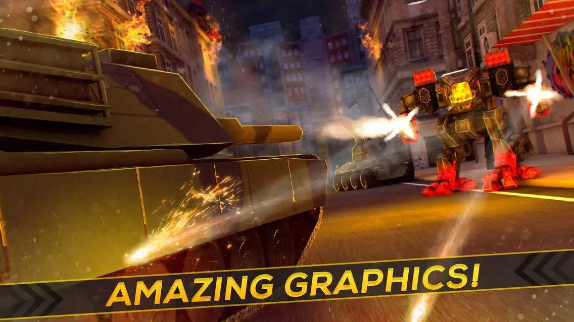 Tangkapan layar Tanks vs Steel Robots: Final Battle
