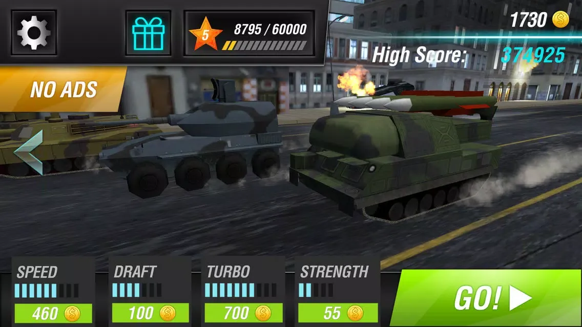 Tangkapan layar Tanks vs Steel Robots: Final Battle