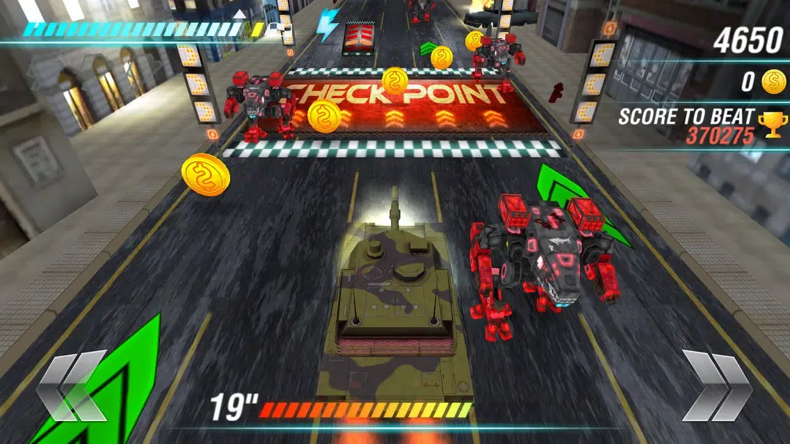 Tangkapan layar Tanks vs Steel Robots: Final Battle