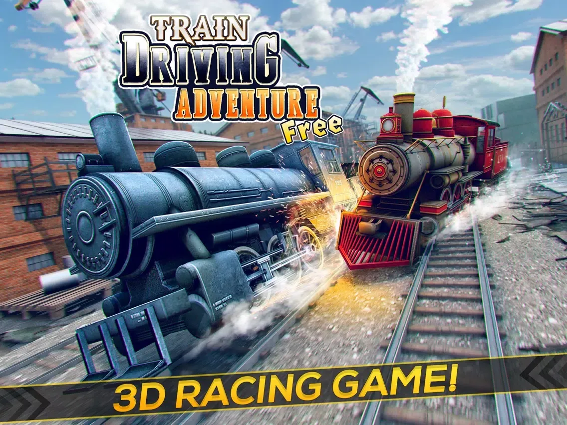 Train Driving Adventure | The 3D Rail Race Train Game for Free iPad  سکرین شاٹس