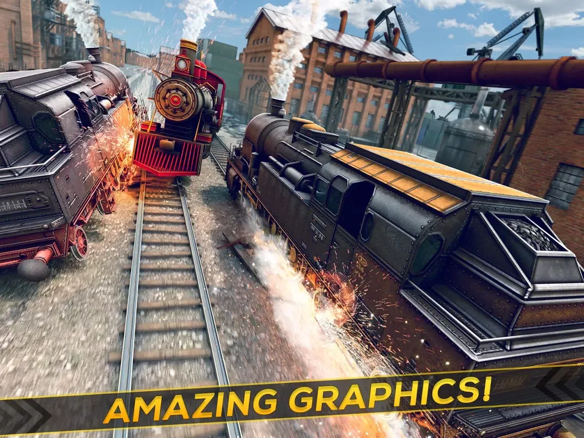 Train Driving Adventure | The 3D Rail Race Train Game for Free iPad  سکرین شاٹس