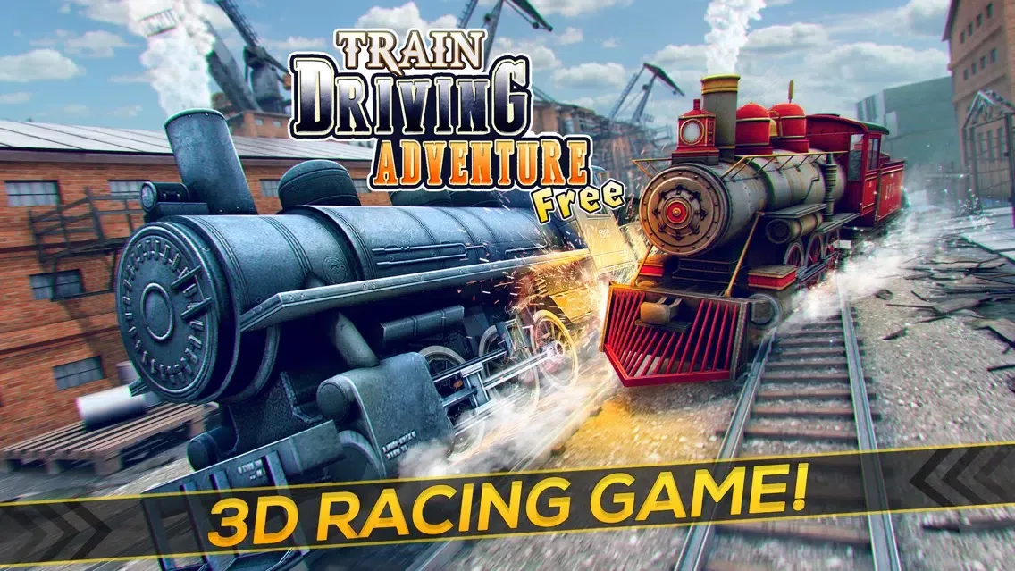 Train Driving Adventure | The 3D Rail Race Train Game for Free سکرین شاٹس