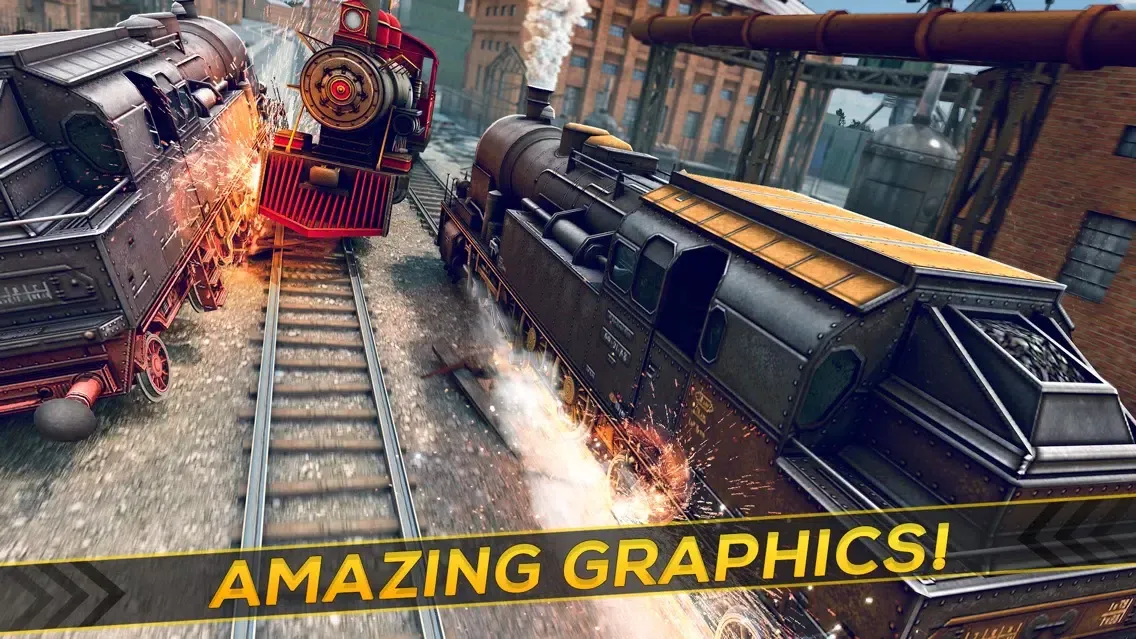 Train Driving Adventure | The 3D Rail Race Train Game for Free سکرین شاٹس