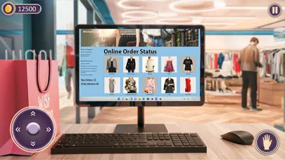 Tangkapan layar Supermarket Clothing Store Sim