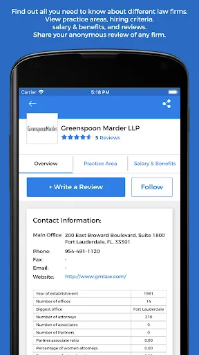 LawCrossing Legal Job Search Screenshots