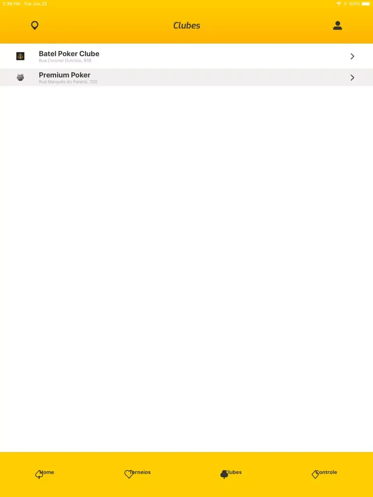 ภาพหน้าจอของ LocalBet iPad 
