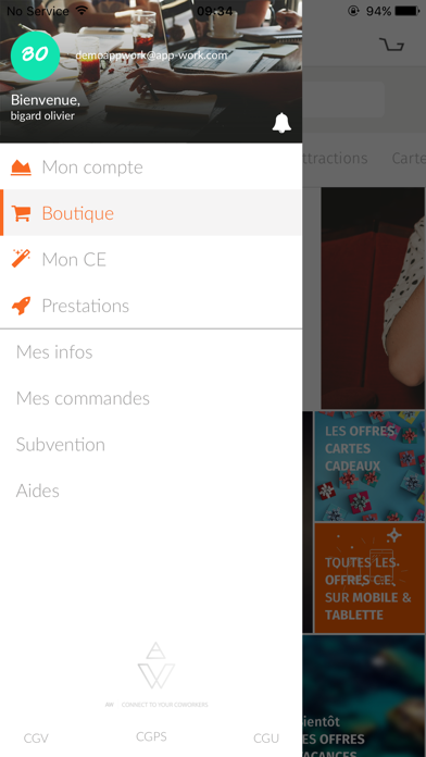 Captures d'écran de AppWork
