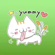 Dylan The Funny White Cat English Stickers Dylan The Funny White Cat English Stickers