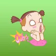 Felicity The Cute Girl Animated English Stickers
