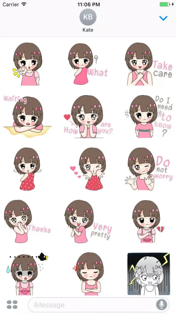 Heidi The Lovely Girl English Stickers سکرین شاٹس