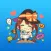 Mei The Lovely Halloween Witch English Stickers