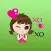Stella The Pretty Girl English Stickers