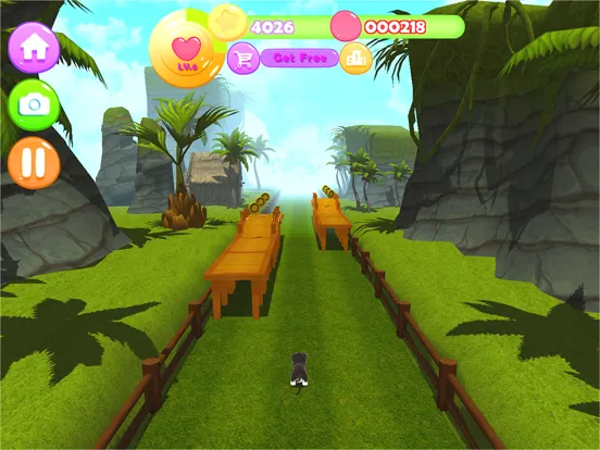 Kitty And Puppy Running iPad  Screenshots