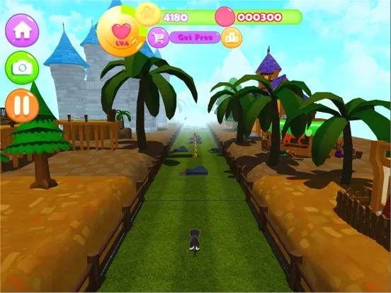 Kitty And Puppy Running iPad  Screenshots