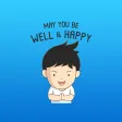 Anthony The Funny Little Boy Stickers