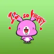 Bambi the happiest rabbit stickers Bambi the happiest rabbit stickers