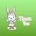 Blossom The Cute Little Rabbit Stickers