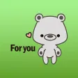 Coby The Little Grizzly Bear Stickers