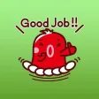 Donatello The Cute Little Red Octopus Stickers Donatello The Cute Little Red Octopus Stickers