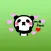 Eddie the cute panda in daily life stickers