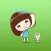 Edith The Cutest Girl English Stickers