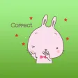 Evy The Pink Cutie Rabbit Stickers