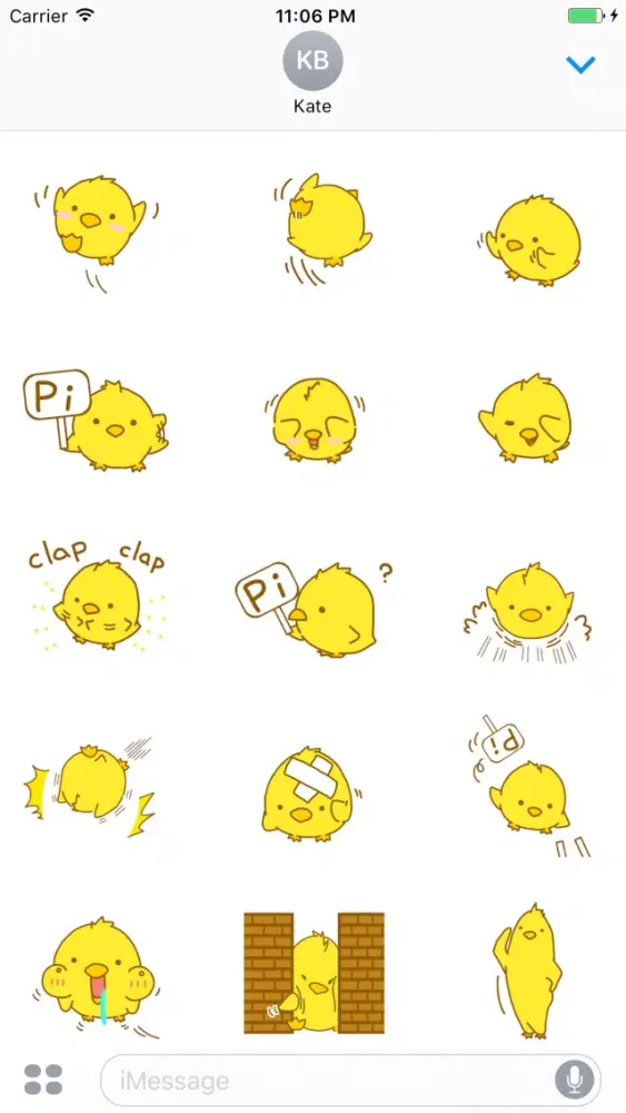 Скриншоты Jan The Naughty Chick Stickers