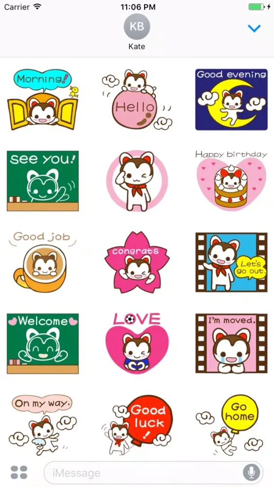 Jojo the happy dog stickers Screenshots