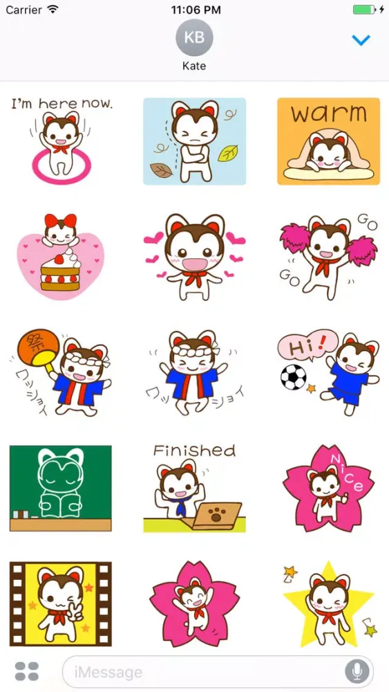Jojo the happy dog stickers Screenshots