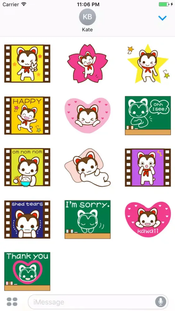 Jojo the happy dog stickers Screenshots