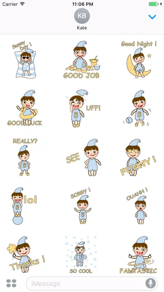 Luke The Cute And Pretty Boy Stickers Ekran Görüntüleri