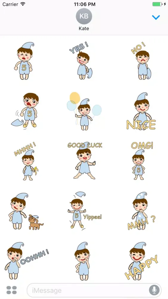 Luke The Cute And Pretty Boy Stickers Ekran Görüntüleri
