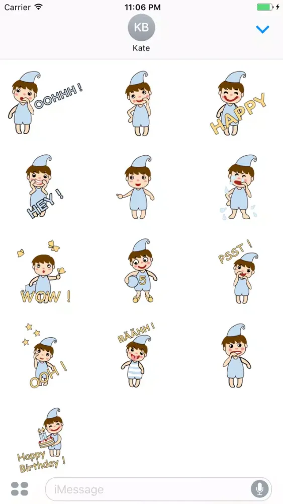 Luke The Cute And Pretty Boy Stickers Ekran Görüntüleri