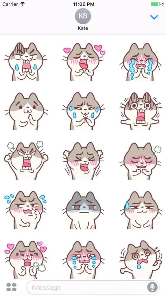 Misa The Funny Kitten Stickers Screenshots