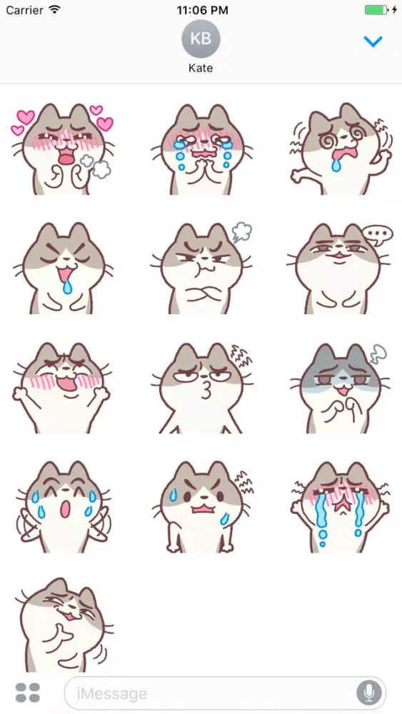 Misa The Funny Kitten Stickers Screenshots