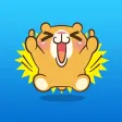 Nutmeg The Cute Bear Stickers