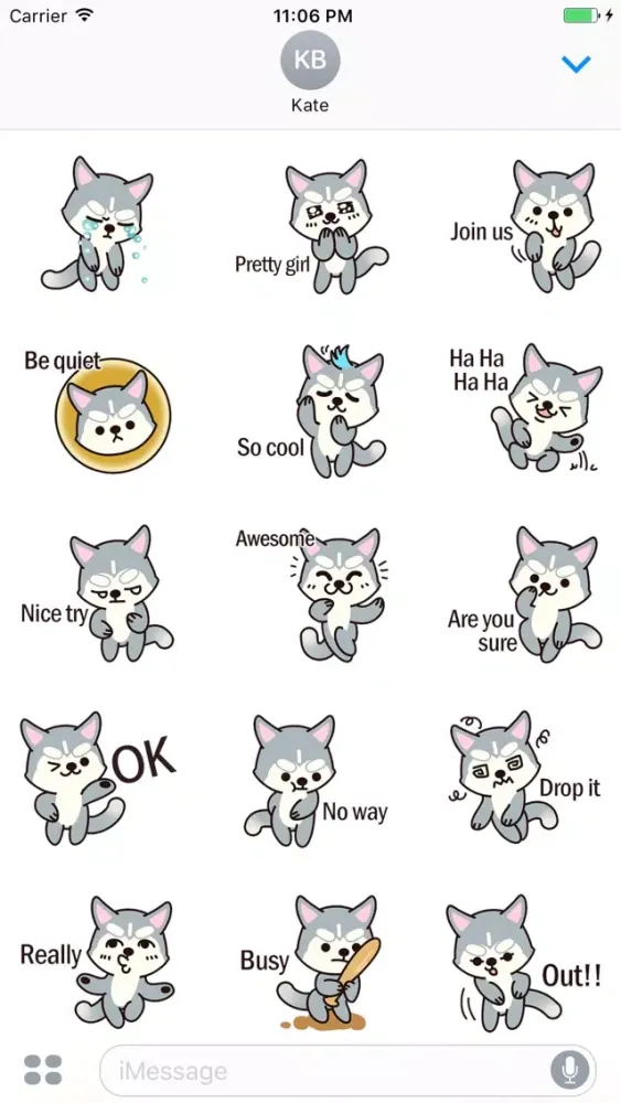 Oreo the happies dog stickers Screenshots