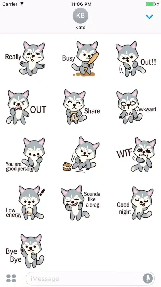 Oreo the happies dog stickers Screenshots
