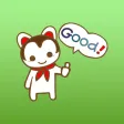 Pluto the happy dog stickers