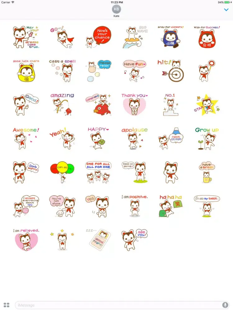Ảnh chụp màn hình của Pluto the happy dog stickers iPad 